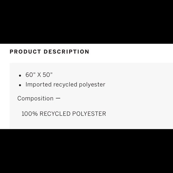 Victoria’s Secret Sherpa blanket throw - Picture 2 of 2